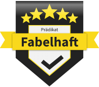 Bewertungssiegel fabelhaft