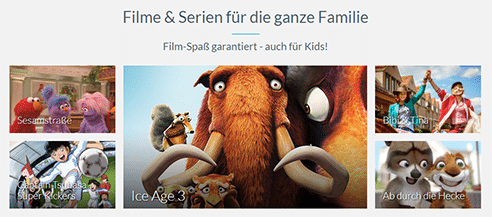 Filme und Serien bei Maxdome