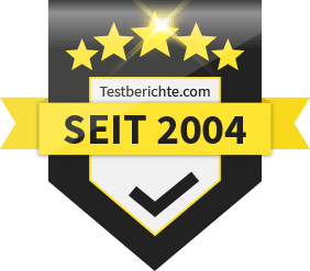 Siegel Testberiche.com seit 2004